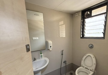 Bathroom in  Office Space at Piramal Tower, Lower Parel – for Rent