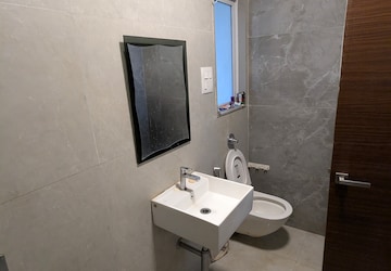 Bathroom in 3 BHK Apartment at Dotom Isle, Malad West – for Rent
