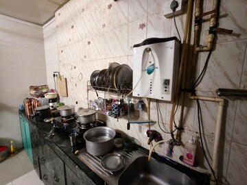 Kitchen in 1 BHK Apartment at Bandra West – for Rent