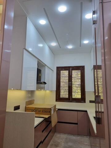 Kitchen in 2 BHK Builder Floor at Palm Residency Chhatarpur, Chattarpur – for Rent