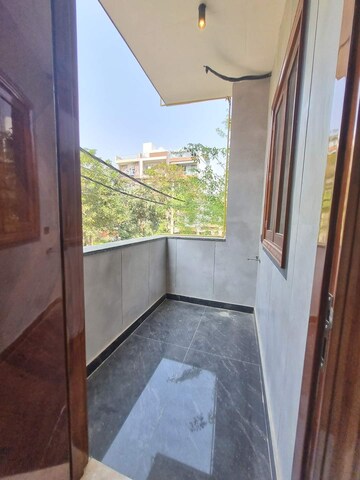 Balcony in 2 BHK Builder Floor at Palm Residency Chhatarpur, Chattarpur – for Rent