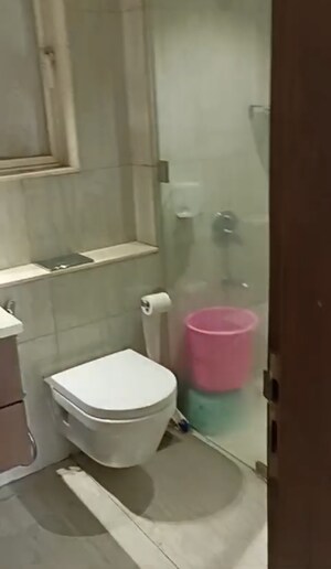 Bathroom in 3 BHK Apartment at Runwal Elegante, Andheri West – for Rent