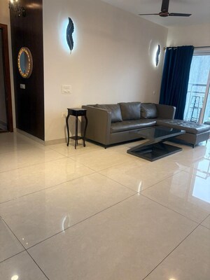 Living Room in 3 BHK Apartment at SNN Clermont, Hebbal – for Rent