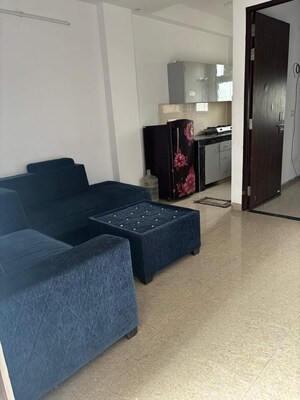 Living Room in 1 BHK Builder Floor at Chattarpur – for Rent