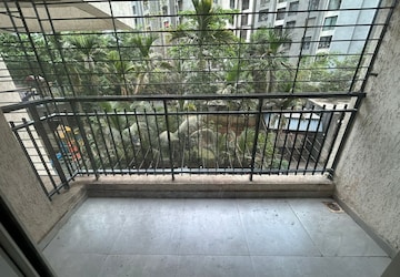 Balcony in 1 BHK Apartment at Soham Parijat Gardens, Ghodbunder Road – for Rent