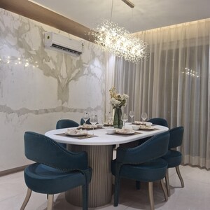 Dining area in 3 BHK Apartment at Pir Machalla – for Sale