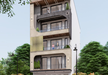 3 BHK Builder Floor – Exterior View View at Ansals Sushant City - for Sale