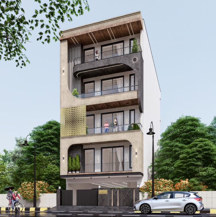 Exterior View, ansals sushant city 3 Bedroom 175 Sq.Yd. Builder Floor In Ansals Sushant City Panipat 9331019