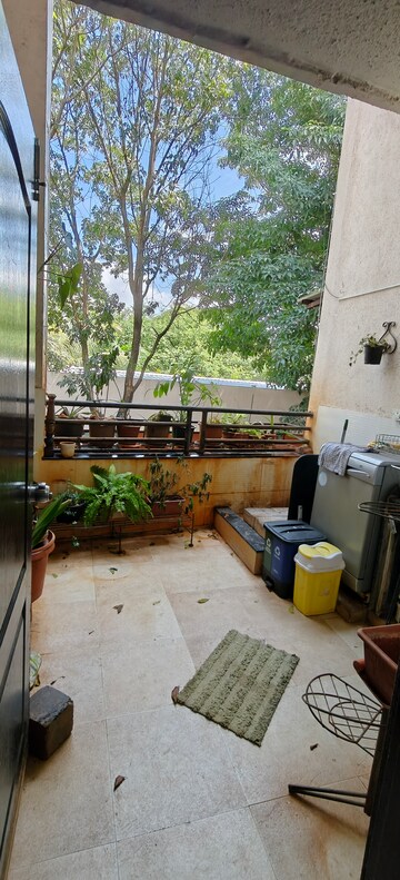 Balcony in 3 BHK Apartment at Vikram Nandadeep, Senapati Bapat Road – for Rent