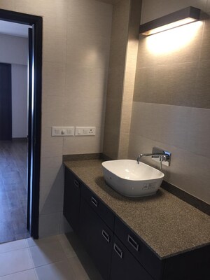 Bathroom in 4 BHK Builder Floor at Vipul World Floors, Sector 48 – for Rent
