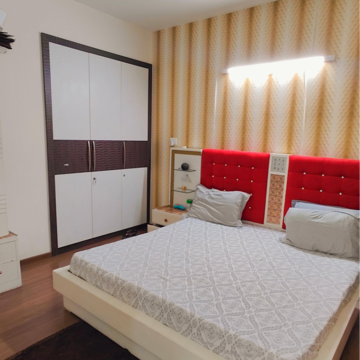 Bedroom in 3 BHK Builder Floor at M2K Aura, Mayfield Garden – for Rent