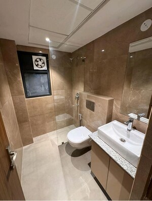 Bathroom in 2 BHK Apartment at Suncity Vatsal Valley, Gwal Pahari – for Rent