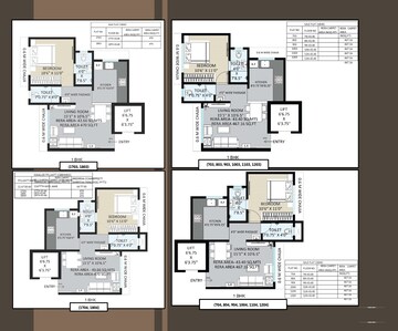 Floor Plan in 1 BHK Apartment at Kandivali West – for Sale