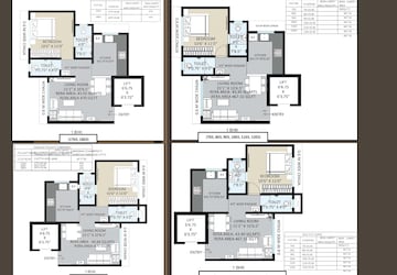 Floor Plan in 1.5 BHK Apartment at Charkop Sector 3 – for Sale