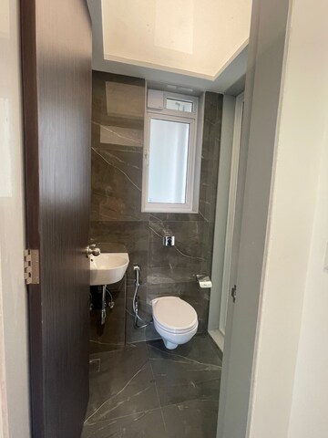 Bathroom in 1 BHK Apartment at Aurum Q Islands, Ghansoli – for Rent