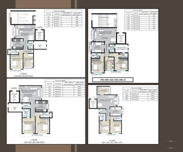 Floor Plan in 2 BHK Apartment at Charkop Sector 3 – for Sale