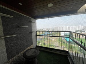 Balcony in 2 BHK Apartment at Majestique Towers, Kharadi – for Rent