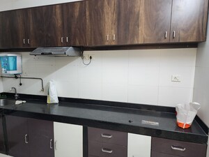 Kitchen in 3 BHK Apartment at Hiranandani Meadows, Manpada – for Rent