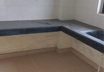 Kitchen in 4 BHK Apartment at Vip Road – for Sale