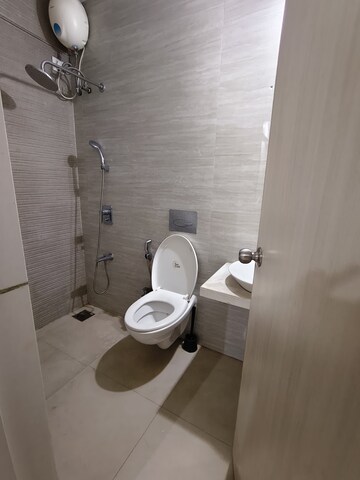 Bathroom in 1 BHK Apartment at Vihang Vermont, Ghodbunder Road – for Rent