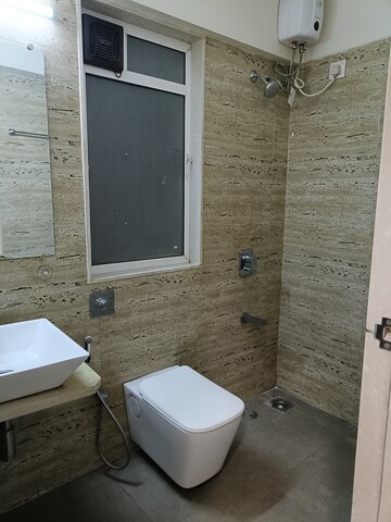 Bathroom in 1 BHK Apartment at Raj Rudraksha, Dahisar East – for Rent