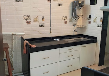 Kitchen in 3 BHK Apartment at Neha Heena Gaurav Jewels, Goregaon East – for Rent