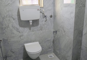 Bathroom in 3 BHK Apartment at Neha Heena Gaurav Jewels, Goregaon East – for Rent
