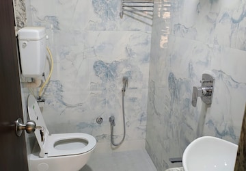 Bathroom in 3 BHK Apartment at Neha Heena Gaurav Jewels, Goregaon East – for Rent