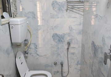 Bathroom in 3 BHK Apartment at Neha Heena Gaurav Jewels, Goregaon East – for Rent