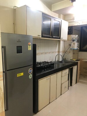 Kitchen in 2 BHK Apartment at Hiranandani Gardens Lotus, Powai – for Rent