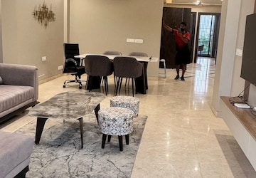 Living Room in 1 RK Builder Floor at Sector 4 – for Rent