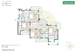 Floor Plan in 6 BHK Penthouse at Indiabulls Enigma, Sector 110 – for Sale