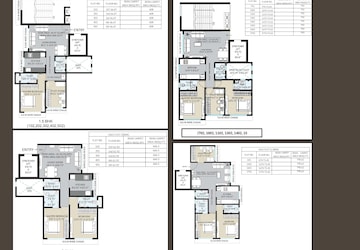 Floor Plan in 3 BHK Apartment at Charkop Sector 3 – for Sale