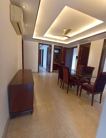 Living Room in 4 BHK Builder Floor at Greater Kailash I – for Rent