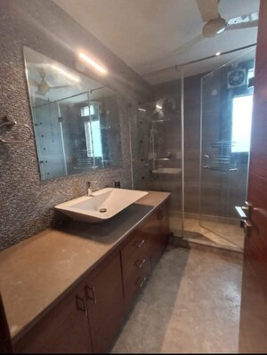 Attached Bathroom in 4 BHK Builder Floor at Greater Kailash I – for Rent