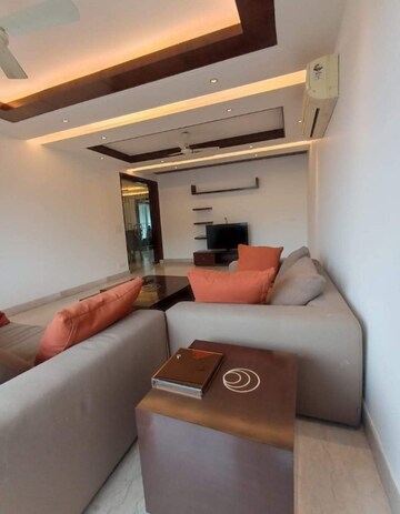 Living Room in 4 BHK Builder Floor at Greater Kailash I – for Rent