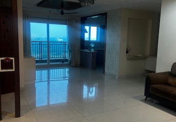 Living Room in 3 BHK Apartment at Aparna Sarovar Zenith, Nallagandla – for Rent