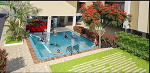 Swimming Pool in 4 BHK Apartment at Skyline Park, Vip Road – for Sale