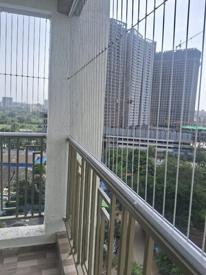 Balcony in 1 BHK Apartment at Regency Anantam, Dombivli East – for Rent