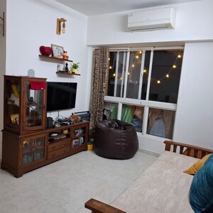 Living Room in 1 BHK Apartment at Lodha Amara, Sandoz Baug – for Sale