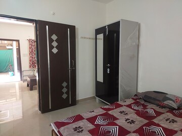 Bedroom in 1 BHK Independent House at Ganga Park, Mundhwa – for Rent