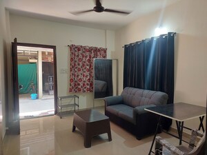 Living Room in 1 BHK Independent House at Ganga Park, Mundhwa – for Rent