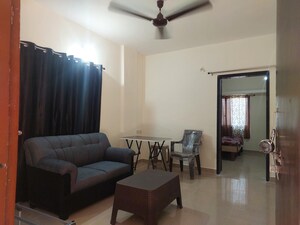Living Room in 1 BHK Independent House at Ganga Park, Mundhwa – for Rent