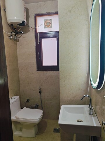 Bathroom in 2 BHK Builder Floor at Huda CGHS, Sector 56 – for Rent
