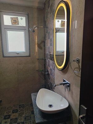 Bathroom in 2 BHK Builder Floor at Huda CGHS, Sector 56 – for Rent