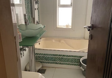 Bathroom in 2 BHK Apartment at Sahil CHS Vile Parle, Vile Parle East – for Rent