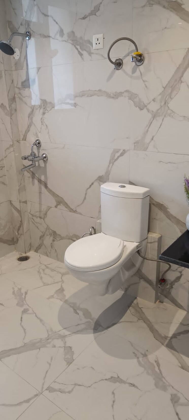 Bathroom, ubber-palm-heights 2 Bedroom 1300 Sq.Ft. Apartment In Central Derabassi Chandigarh 9332154