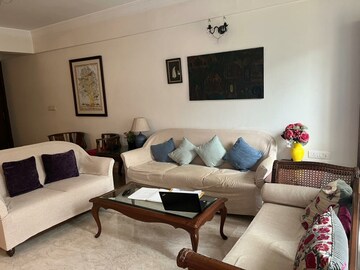 Living Room in 3 BHK Apartment at Hiranandani Gardens Octavius, Powai – for Rent