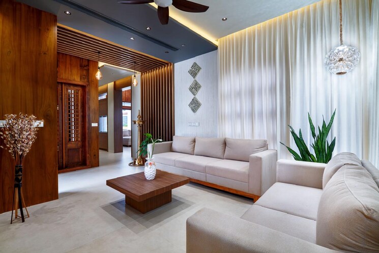 Living Room, aranattukara 4 Bedroom 8000 Sq.Ft. Independent House In Aranattukara Thrissur 9332380