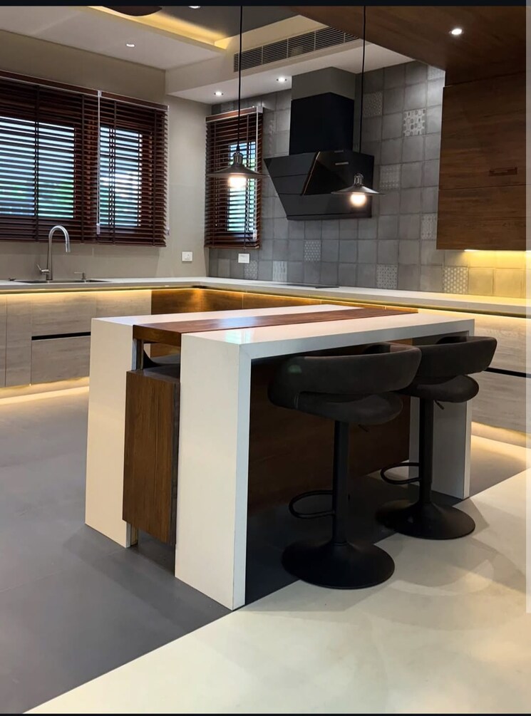 Kitchen, aranattukara 4 Bedroom 8000 Sq.Ft. Independent House In Aranattukara Thrissur 9332380